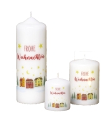 Weihnachtskerze 90/60 mm, Dek. 490
